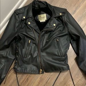 Men’s biker jacket.